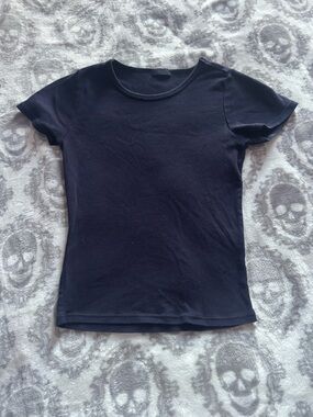 Brandy Melville (John Galt) Navy Short Sleeve Tee